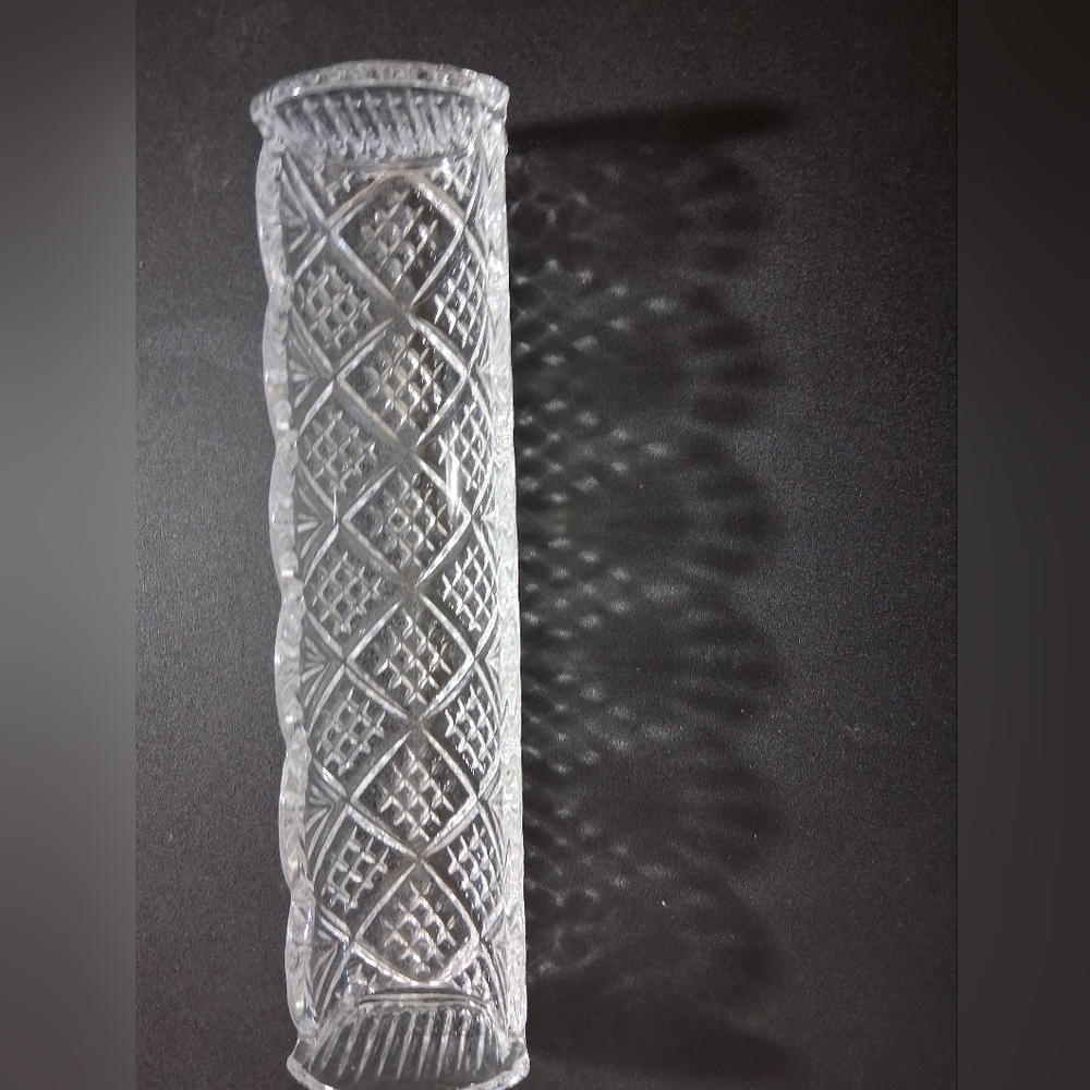 Elegant Clear Glass Vase